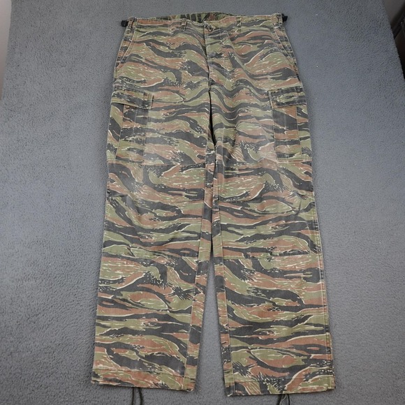 Source Unknown | Pants | Vintage Tiger Stripe Camo Cargo Pants Mens 4x3 ...